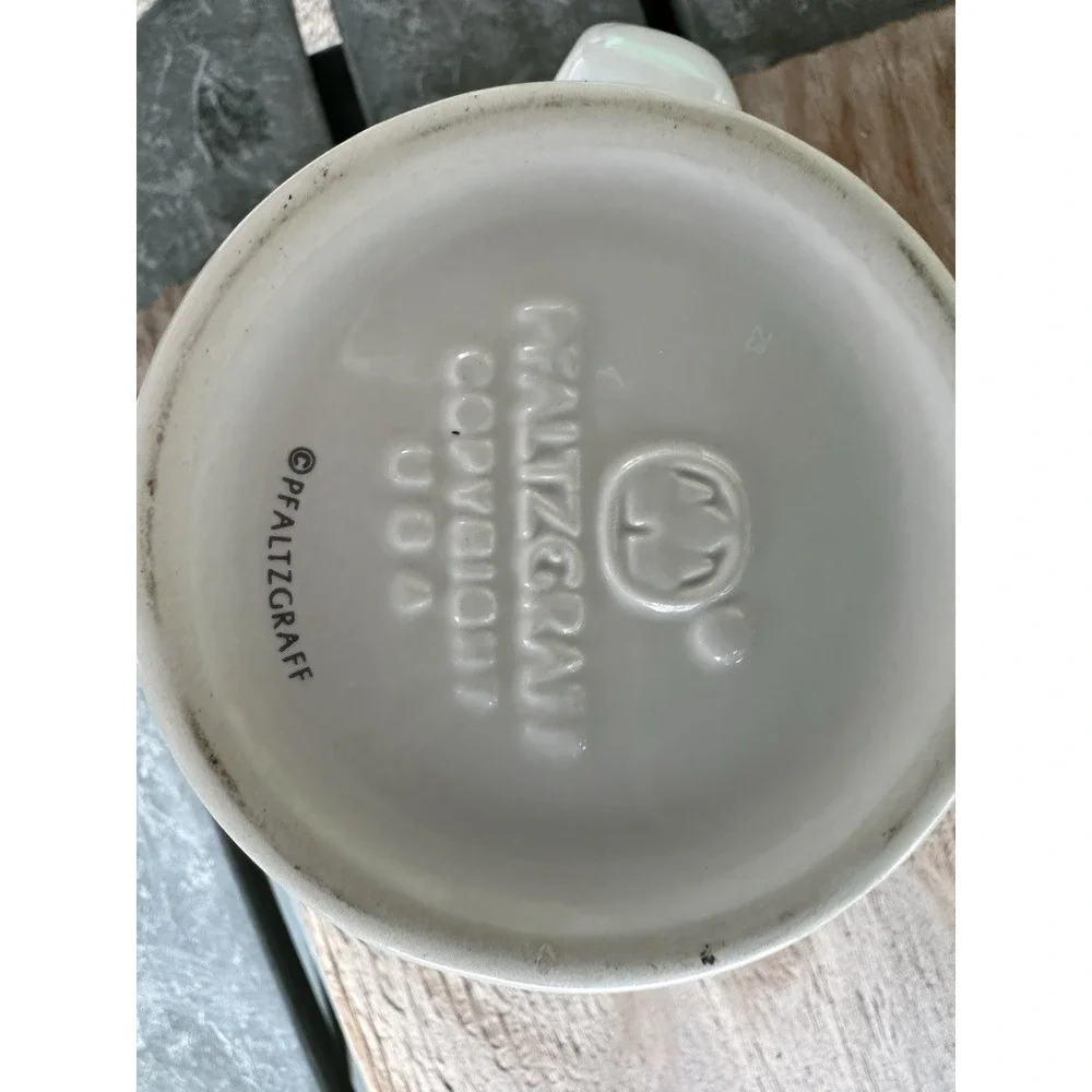 PFALTZGRAFF Laralynn Stoneware Collection 12oz Creamer White With‎ Flower Design